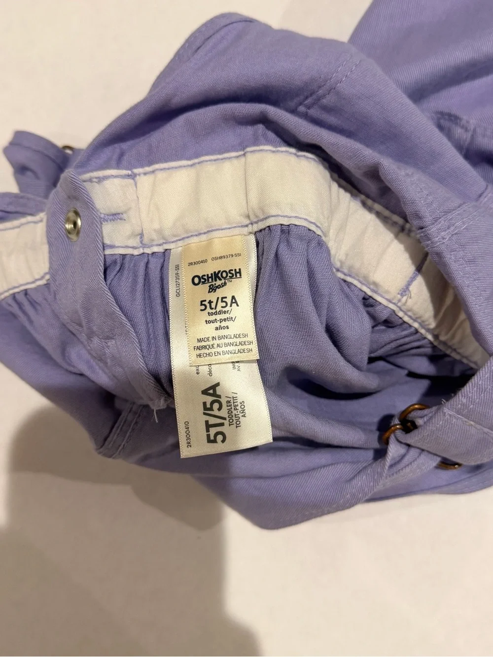 Purple and Denim Overalls/ Dresses Bundle 5T